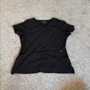 Black Women's Scrub Top
